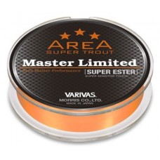 Fir Monofilament Varivas Trout Area Master Super Ester 140m Neo Orange 0.09mm 1.4lb